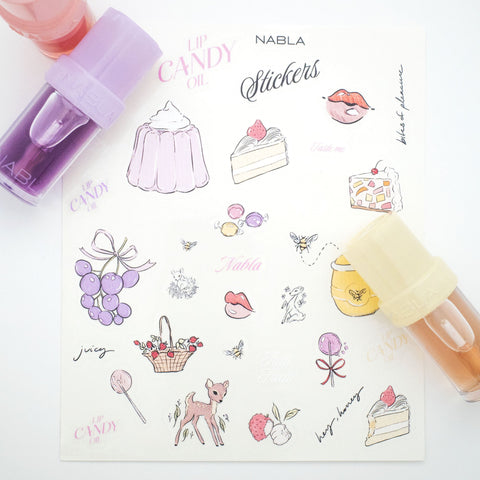 Candy Coated Sticker Sheet - NABLA Cosmetics
