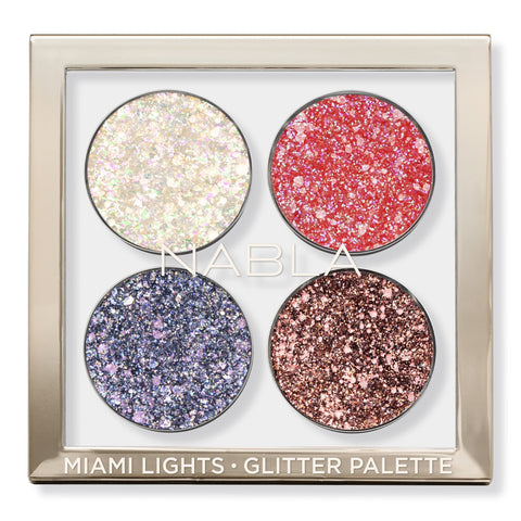 Miami Lights Glitter Palette - NABLA Cosmetics