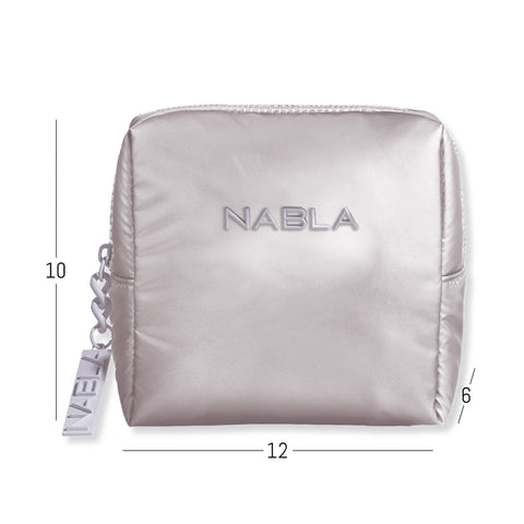 Puffy Beauty Bag - Pearl Small - NABLA Cosmetics