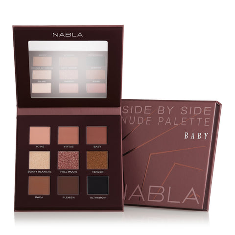 Side By Side Nude Palette Baby - NABLA Cosmetics