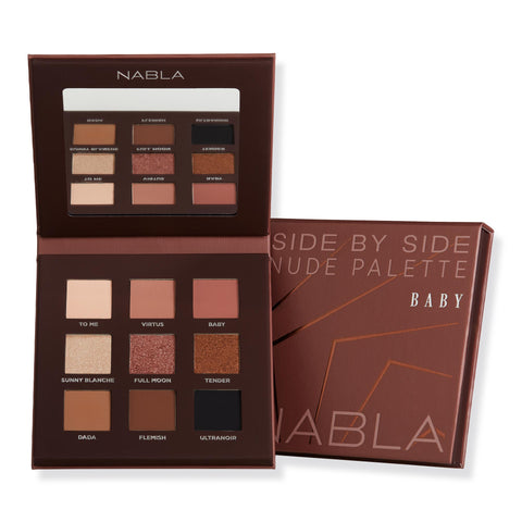 Side By Side Nude Palette Baby - NABLA Cosmetics