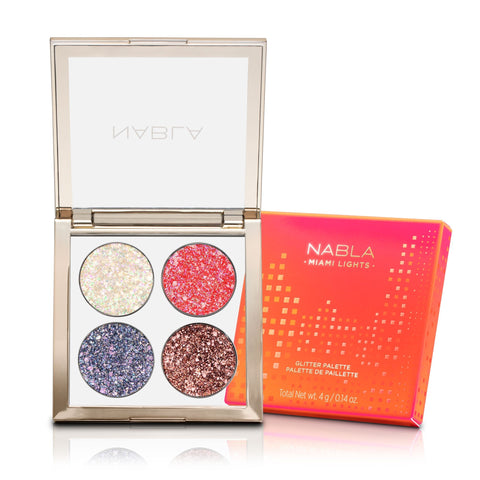 Miami Lights Glitter Palette - NABLA Cosmetics