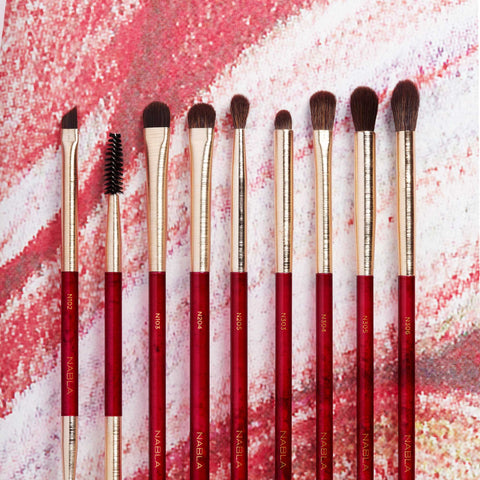 Ruby Complete Eye Brush Set - NABLA Cosmetics